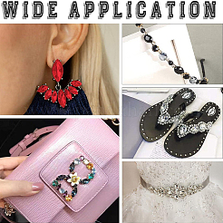 Acrylic Rhinestone Flat Back Cabochons&nbsp;DIY-GF0009-17A