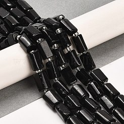 Natural Black Tourmaline Beads Strands&nbsp;G-G068-A07-01