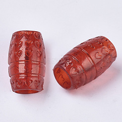 Transparent Acrylic European Beads&nbsp;TACR-T015-032