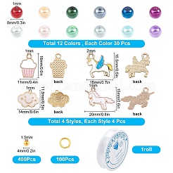 DIY Stretch Bracelet Making Kits&nbsp;DIY-SC0010-77