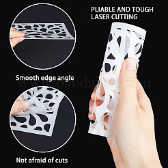 5 Sheets Geometric PET Hollow Out Drawing Painting Stencils&nbsp;DIY-GF0009-79
