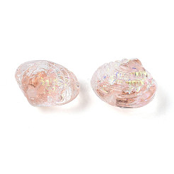 Handmade Foil Lampwork Beads Strands&nbsp;FOIL-T008-03H