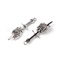 Tibetan Style Alloy Pendants&nbsp;PALLOY-B011-02AS