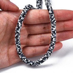 Handmade Polymer Clay Beads Strands&nbsp;CLAY-R089-6mm-159