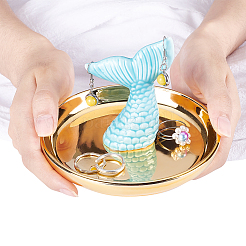 Porcelain Fishtail Ring Holder&nbsp;DJEW-WH0011-30
