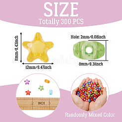 Transparent Acrylic Beads&nbsp;TACR-TAG0001-02