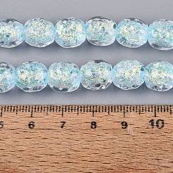 Handmade Foil Glass Beads Strands&nbsp;FOIL-Q002-05H