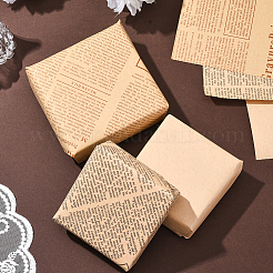 20Pcs 3 Styles Kraft Paper Gift Wrapping Paper&nbsp;DIY-SP0005-20