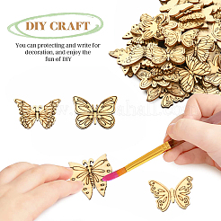 100Pcs Poplar Wood Cabochons&nbsp;WOOD-CJ0001-40