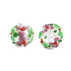 Handmade Two-Tone Lampwork Beads&nbsp;X-LAMP-T022-01A-12