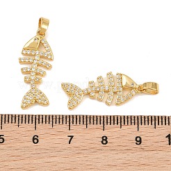 Brass Micro Pave Cubic Zirconia Pendants&nbsp;CU-CBA415D-09G-01