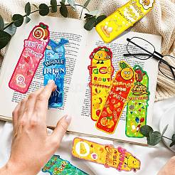 20 Sheets Laser Cute Paper Bookmark&nbsp;AJEW-Q148-04