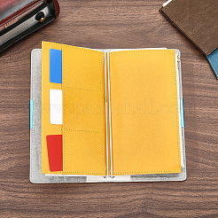 紙の請求書ジッパー付き保存袋  ファイルポケット  長方形  ゴールド  205x120x6mm&nbsp;ABAG-WH20005-34A-02