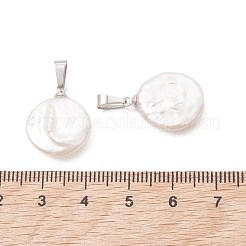 Natural Keshi Pearl Pendants&nbsp;PALLOY-JF05466