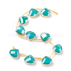 Opaque Glass Beads Strands&nbsp;EGLA-P045-D01