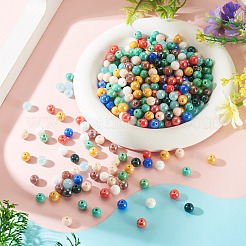 325G Electroplate Round Glass Beads Strands&nbsp;EGLA-TA0030-10