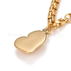 304 Stainless Steel Pendants Necklaces&nbsp;STAS-D178-06G