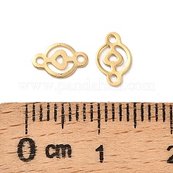 Brass Connector Charms&nbsp;KK-F907-10G