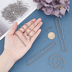 DIY 304 Stainless Steel Chain Garment Decoration Making Kits&nbsp;DIY-UN0002-39P