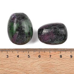 ゾイサイトビーズで天然ルビー  転がった石  穴なし/ドリルなし  ナゲット  20~56x18~30.5x8~28mm&nbsp;G-G348-01B-07