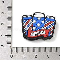 Independence Day Silicone Beads&nbsp;SIL-E013-01E