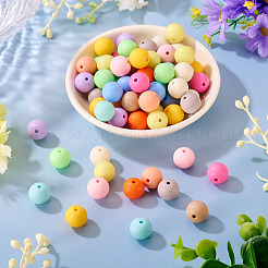 71Pcs Frosted Opaque Acrylic Beads&nbsp;OACR-TA0004-18