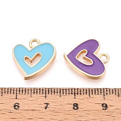 Alloy Enamel Pendants&nbsp;PALLOY-T092-27G