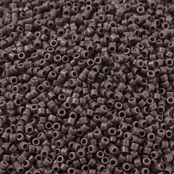 MIYUKIデリカビーズ  シリンダー  日本製シードビーズ  11/0  （db0735)不透明なダークモーブ  1.3x1.6mm  穴：0.8mm  約10000個/袋  50 G /袋&nbsp;SEED-X0054-DB0735