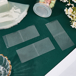 PVC熱収縮フィルムラベル200枚  長方形  透明  50x120x0.1mm&nbsp;DIY-CN0003-37