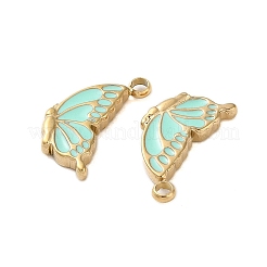 304 Stainless Steel with Enamel Charms&nbsp;STAS-L022-400G-01