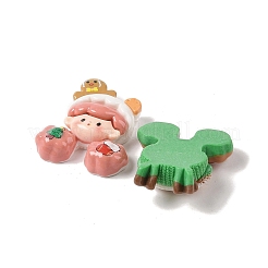 Christmas Opaque Resin Decoden Cabochons&nbsp;RESI-S391-24