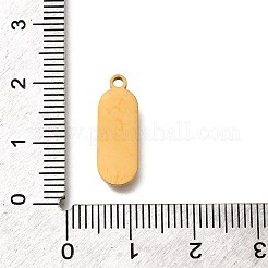 304 Stainless Steel Pendants&nbsp;STAS-Q348-04A-G