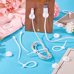 20Pcs PVC Plastic Cable Cord Organizer&nbsp;AJEW-TA0002-51B