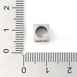 Tarnish Resistant 201 Stainless Steel European Beads&nbsp;STAS-M058-01G-P