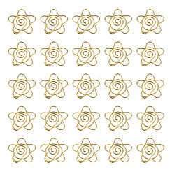 Flower Iron Paper Clips&nbsp;AJEW-TAC0006-32G