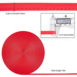 10mのPUレザーバッグハンドル  バッグ交換用アクセサリー用  レッド  0.7~0.8x0.25cm&nbsp;FIND-GF0003-03D