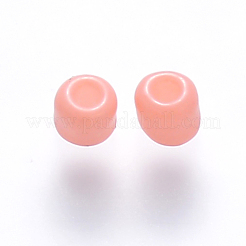 8/0 Baking Paint Glass Round Seed Beads&nbsp;SEED-S036-01B-17