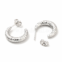 Non-Tarnish 304 Stainless Steel Crescent Moon Stud Earrings&nbsp;LS-EJEW-F283-05P