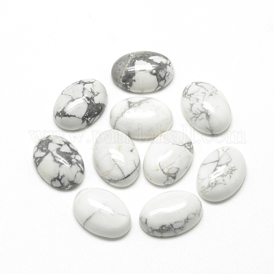 Natural Howlite Cabochons&nbsp;G-R415-13x18-29-1