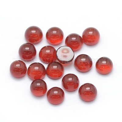 Natural Carnelian Cabochons&nbsp;G-P393-R03-4mm-1