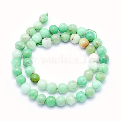 Natural Chrysoprase Beads Strands&nbsp;G-O166-03-10mm-1