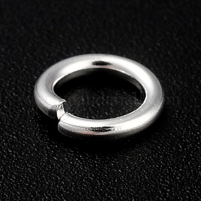 Rack Plating Brass Open Jump Rings&nbsp;X-KK-O139-18O-S-1
