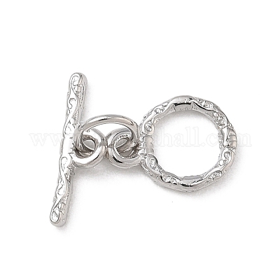 Brass Toggle Clasp&nbsp;KK-D289-53A-P-1