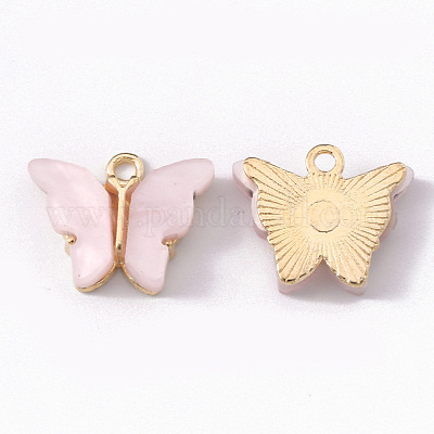 Alloy Acrylic Pendants&nbsp;ENAM-R136-01C-1