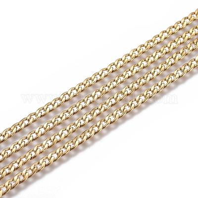 304 Stainless Steel Curb Chains&nbsp;STAS-D414-09-1