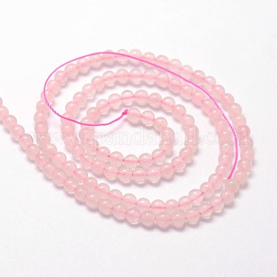Natural Rose Quartz Beads Strands&nbsp;X-G-N0195-04-3mm-1