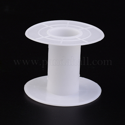 プラスチックスプール  ホイール  ホワイト  55x46mm  穴：21mm  ボビン：24mm&nbsp;TOOL-R003-1