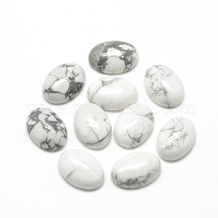Natural Howlite Cabochons&nbsp;G-R415-13x18-29-1