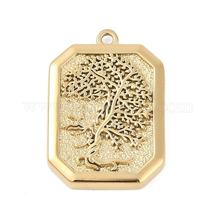 304 Stainless Steel Pendants STAS-I325-110G-1