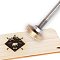 Stamping Embossing Soldering Brass with Stamp, for Cake/Wood, Mountain Pattern, 30mm